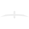 Ekena Millwork Bellingham Architectural Grade PVC Gable Bracket, 72"W x 15"H x 2"D x 4"F, 5/12 Pitch GBP072X15X0204BEL00 - alternate 3